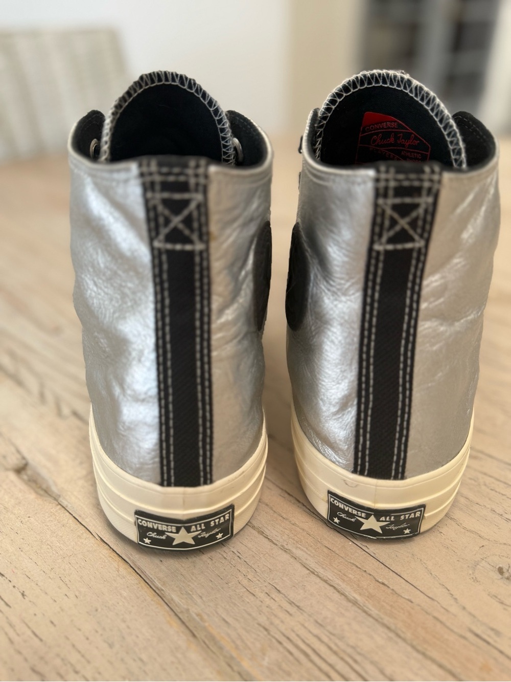 Men’s Converse Chuck 70 High Silver size 12 - Picture 8 of 16